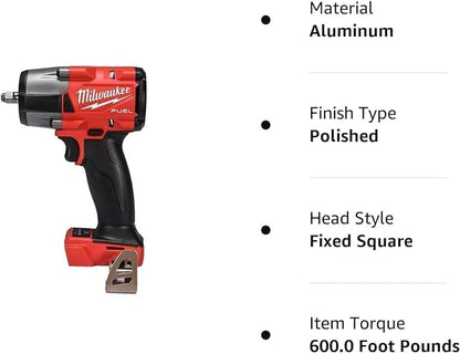 MILWAUKEE'S Mid-Torque Impact Wrench,3/8",Cordless