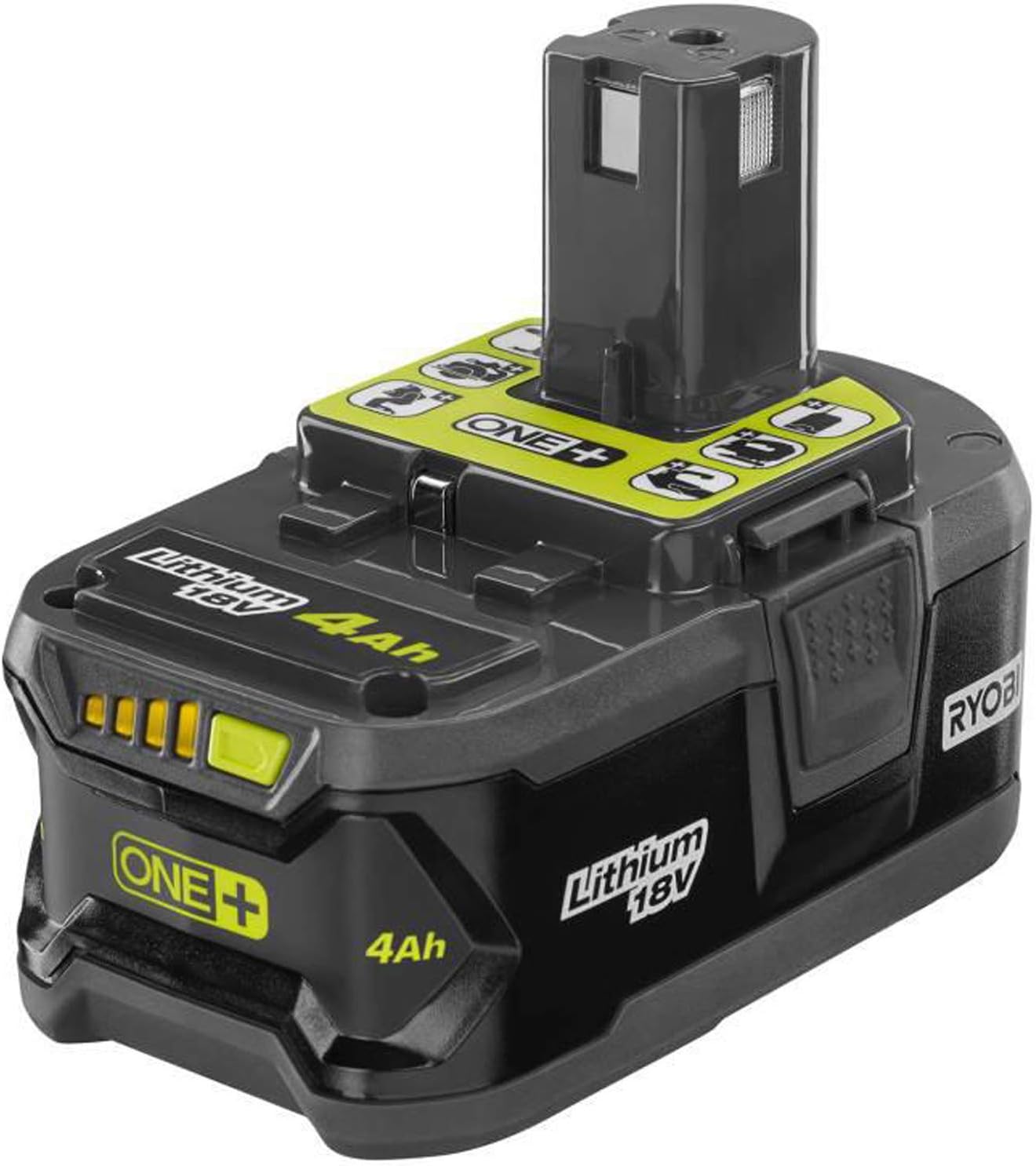 RYOBI P1819 18V One+ Lithium Ion Combo Kit (6 Tools: Drill/Driver, Impact Driver, Reciprocating Saw, Circular Saw, Multi-Tool, LED Worklight, 4.0 Ah & 1.5 Ah Battery, Charger, Bag)