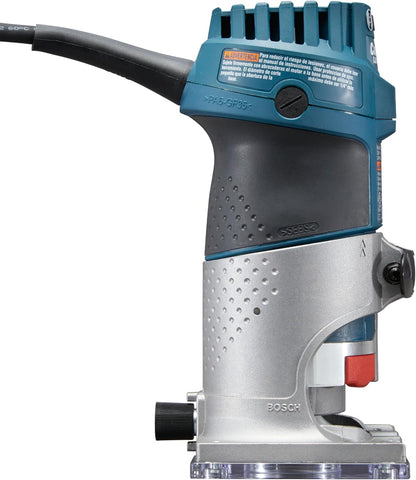 BOSCH PR20EVS Colt 1.0 HP Variable-Speed Palm Router - 5.6 Amp Motor, Soft Start, Constant ResponsCircuitry, Ergonomic Grip, Rugged Aluminum Base, Quick-Clamp System, 1/4" Collet