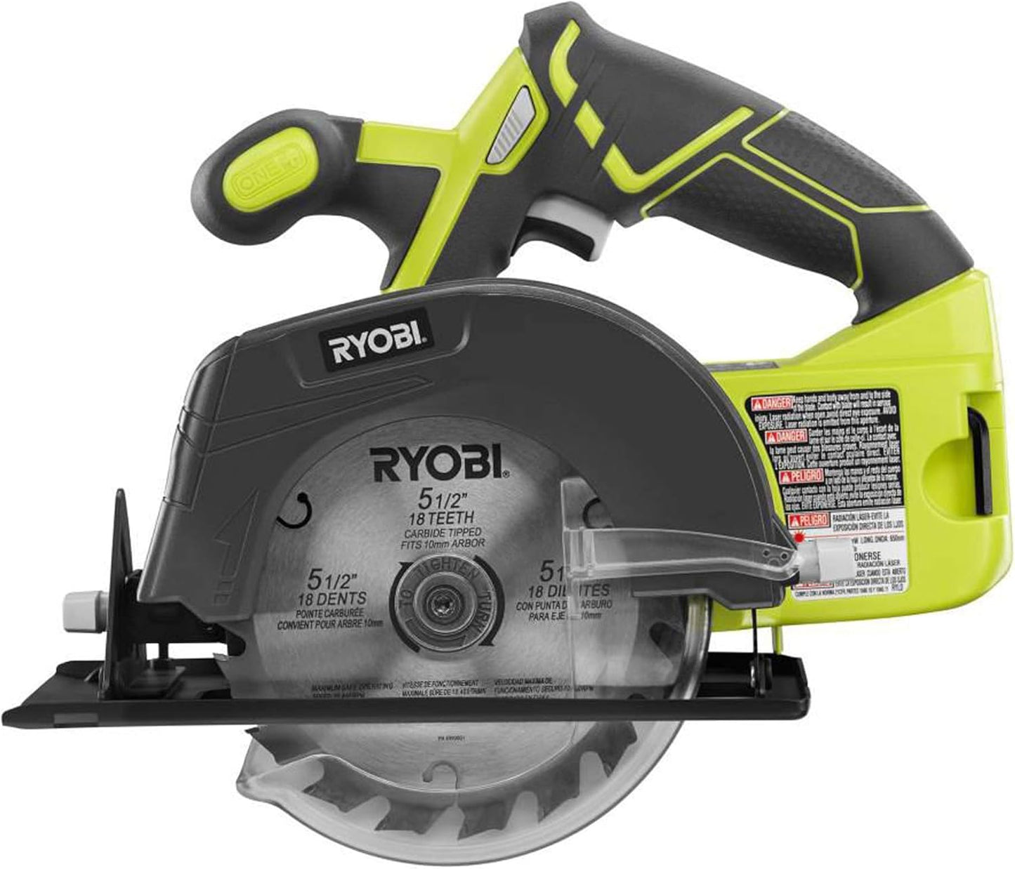 RYOBI P1819 18V One+ Lithium Ion Combo Kit (6 Tools: Drill/Driver, Impact Driver, Reciprocating Saw, Circular Saw, Multi-Tool, LED Worklight, 4.0 Ah & 1.5 Ah Battery, Charger, Bag)